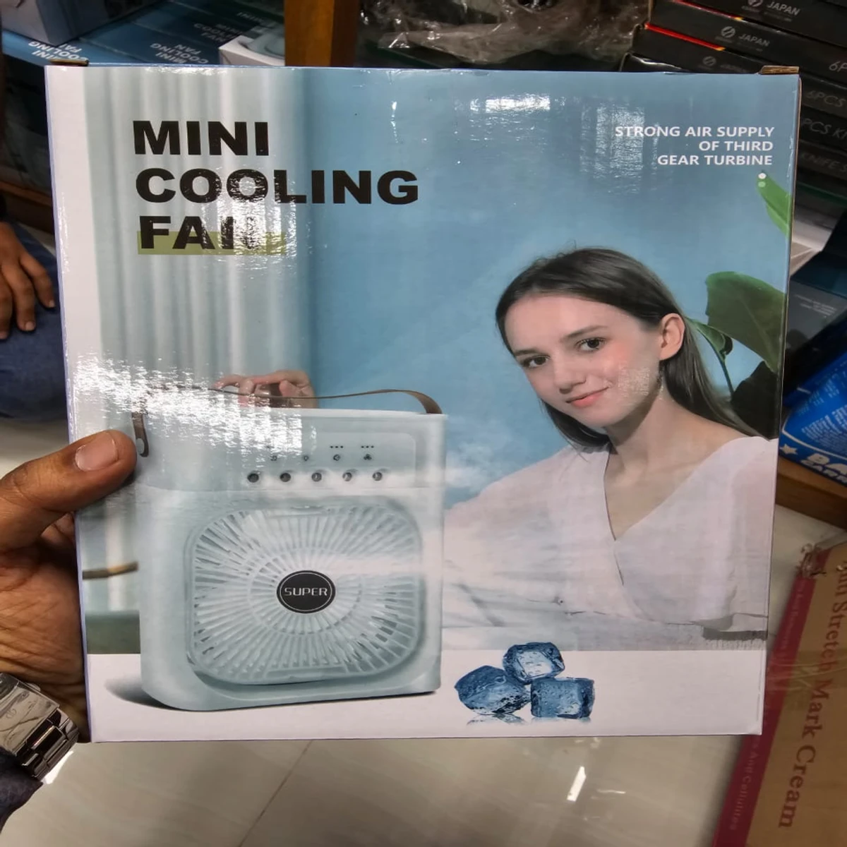 Portable Air Conditioner  Mini Cooling Fan with Water Mist Spray